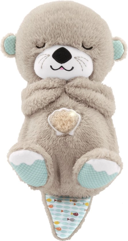 Fisher-Price Bedtijd Otter - Baby speelgoed - 0 tot 6 maanden - Knuffel