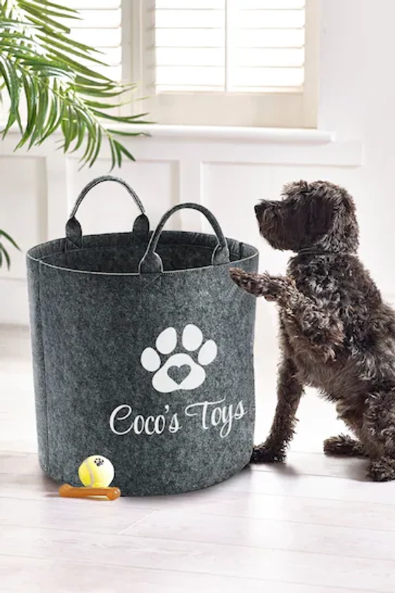 Buy Personalised Dog Storage Bag / Trug by Loveabode from the Next UK online shop