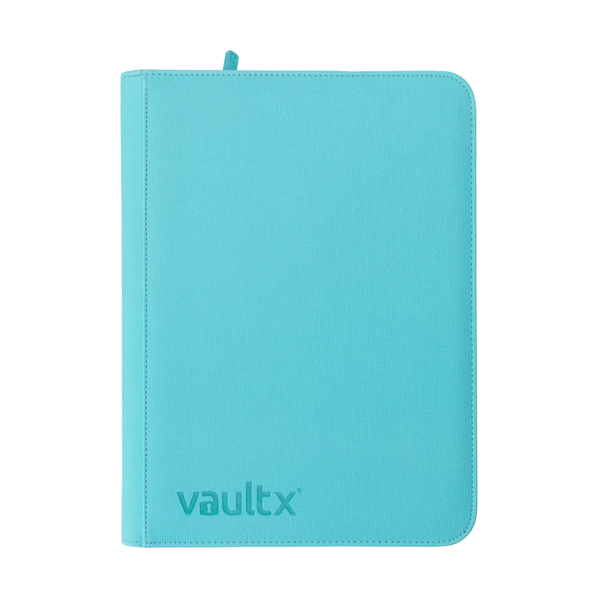 9-Pocket Exo-Tec® Zip Binder Pastel Blue