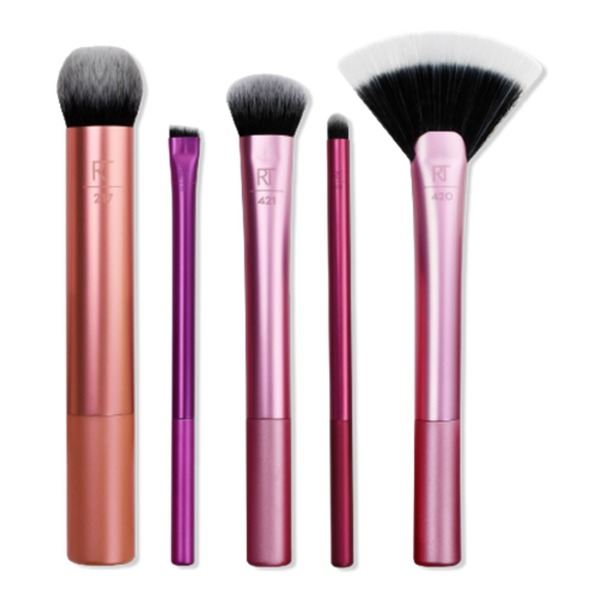 Artist Essentials Face, Eyes, & Lips Makeup Brush Set - Real Techniques | Ulta Beauty