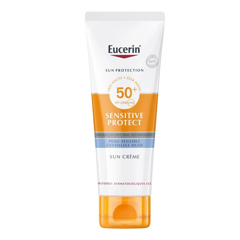 Crème solaire pour peaux sensibles SPF 50+ | Eucerin