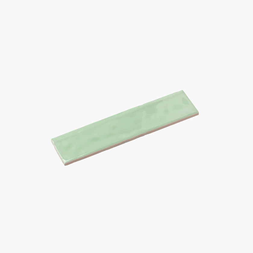 TM Wave Mould Tile 75x300 Gloss Light Green