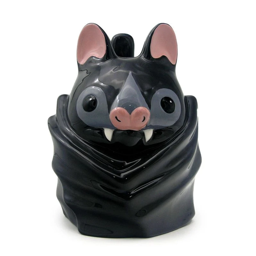 Bat Upside Down Ceramic Shaped Mug