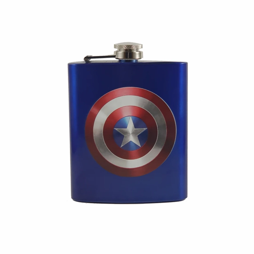 Captain America Shield Flask - Etsy UK