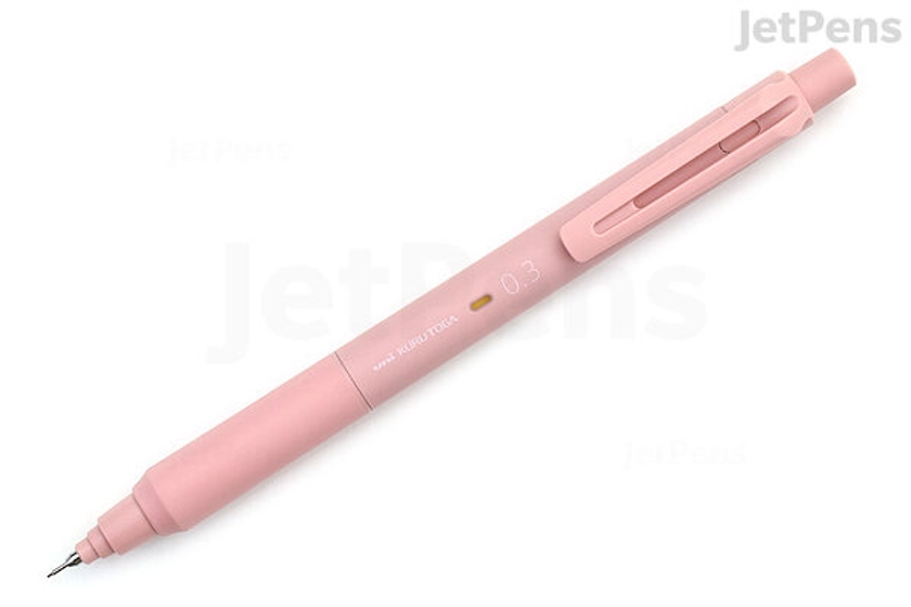 JetPens.com - Uni Kuru Toga KS Mechanical Pencil - 0.3 mm - Coral Pink