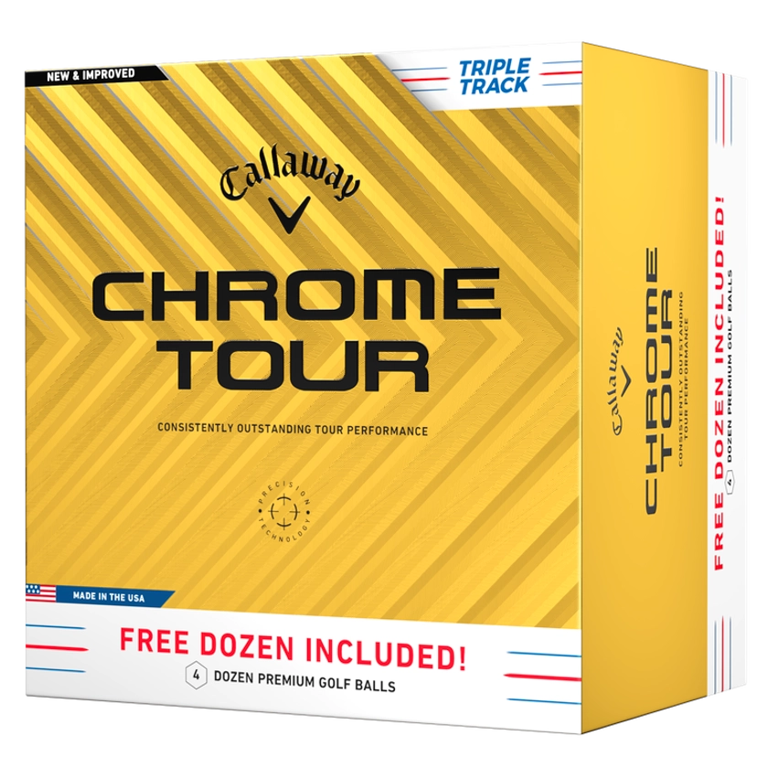 Callaway Chrome Tour Triple Track 4-Dozen 2024 Golf Balls | PGA TOUR Superstore