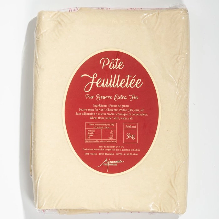 PATE FEUILLETEE 3KG(hors frais de port)