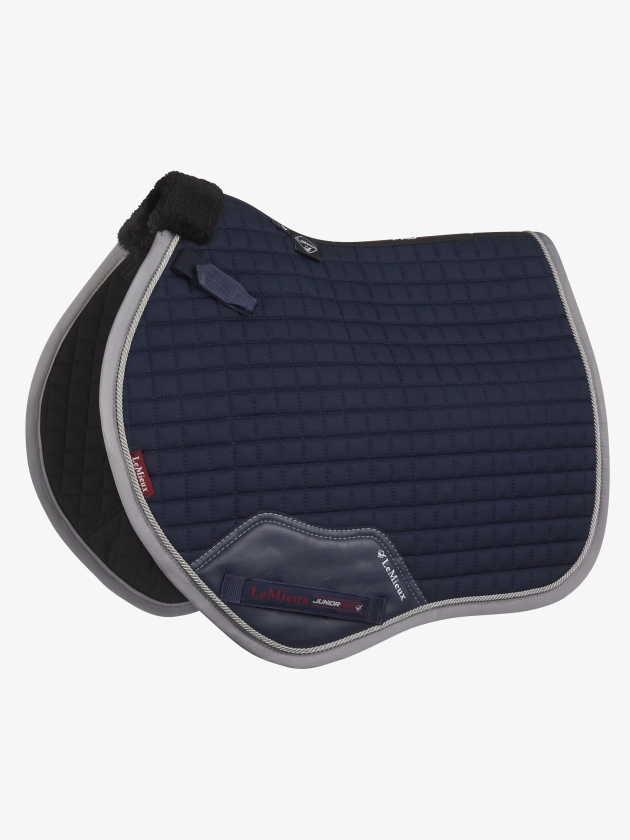 Junior Pro GP/Jump Square Navy Saddle Pads