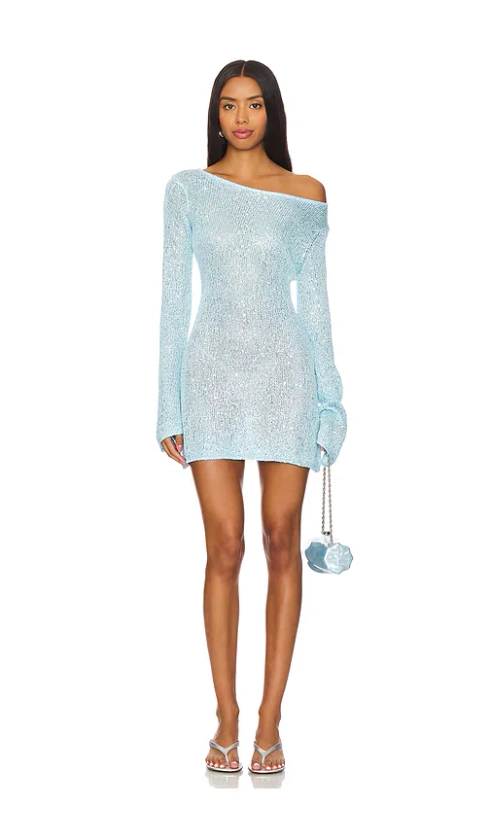 x REVOLVE Maya Sleeve Mini Dress