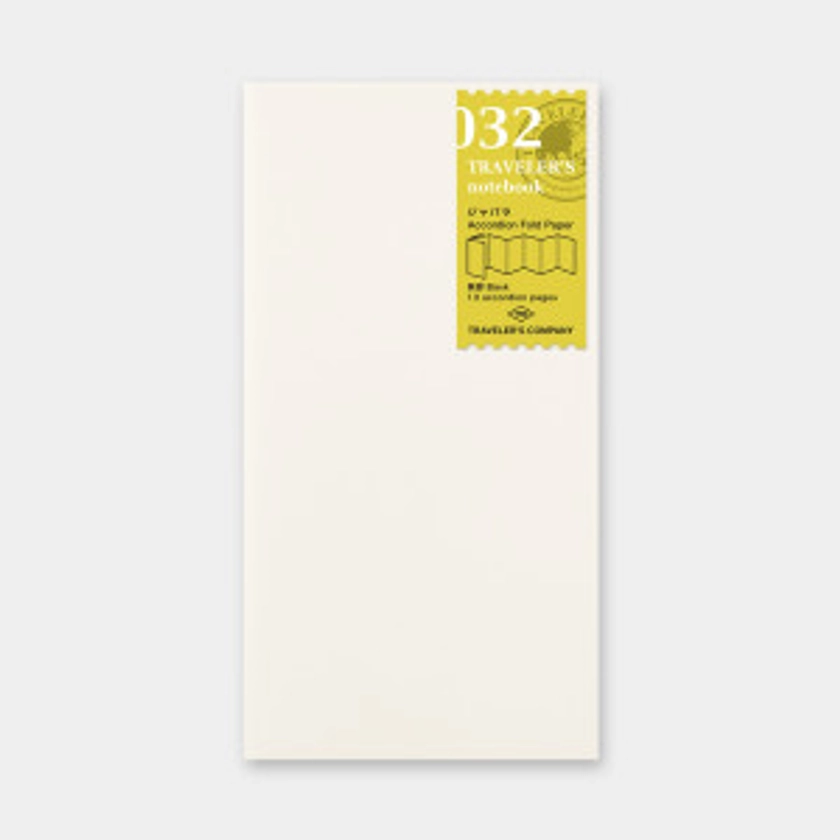 Traveler's Notebook Regular Size Refill 032 [14469-006] - Accordion Fold Paper