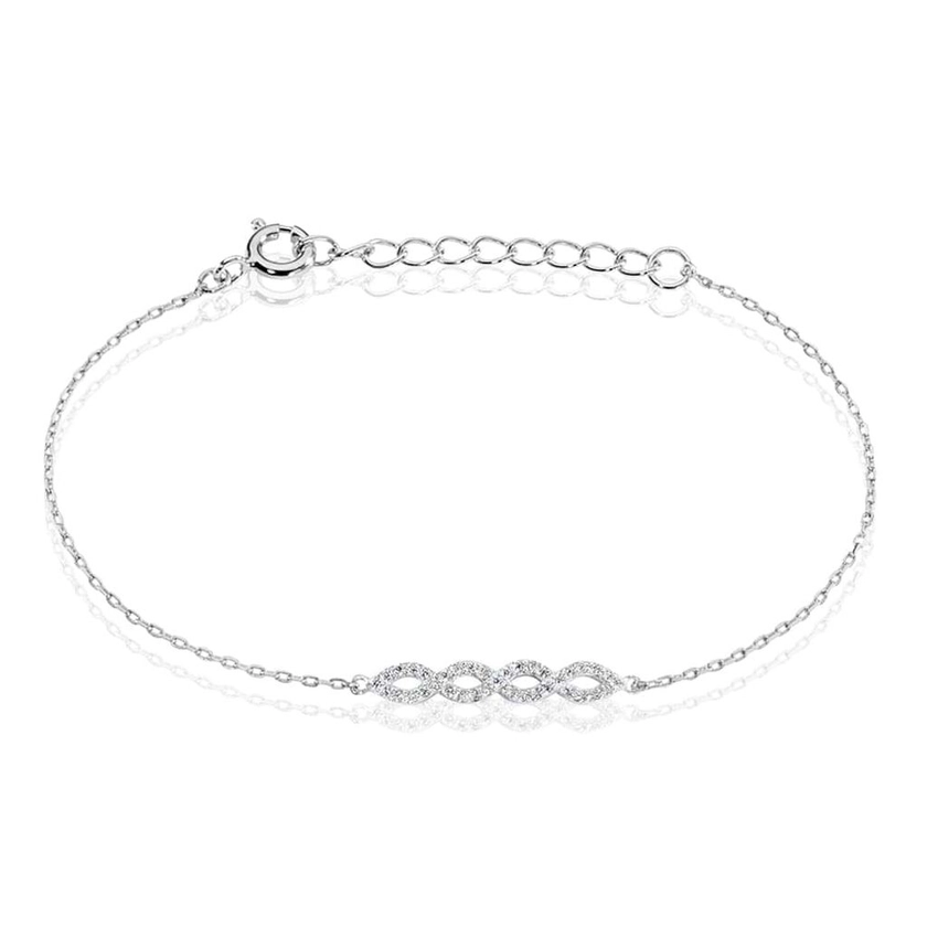 Bracciale Silver Shine Argento Rodiato Cubic Zirconia - 1680524 • Stroili