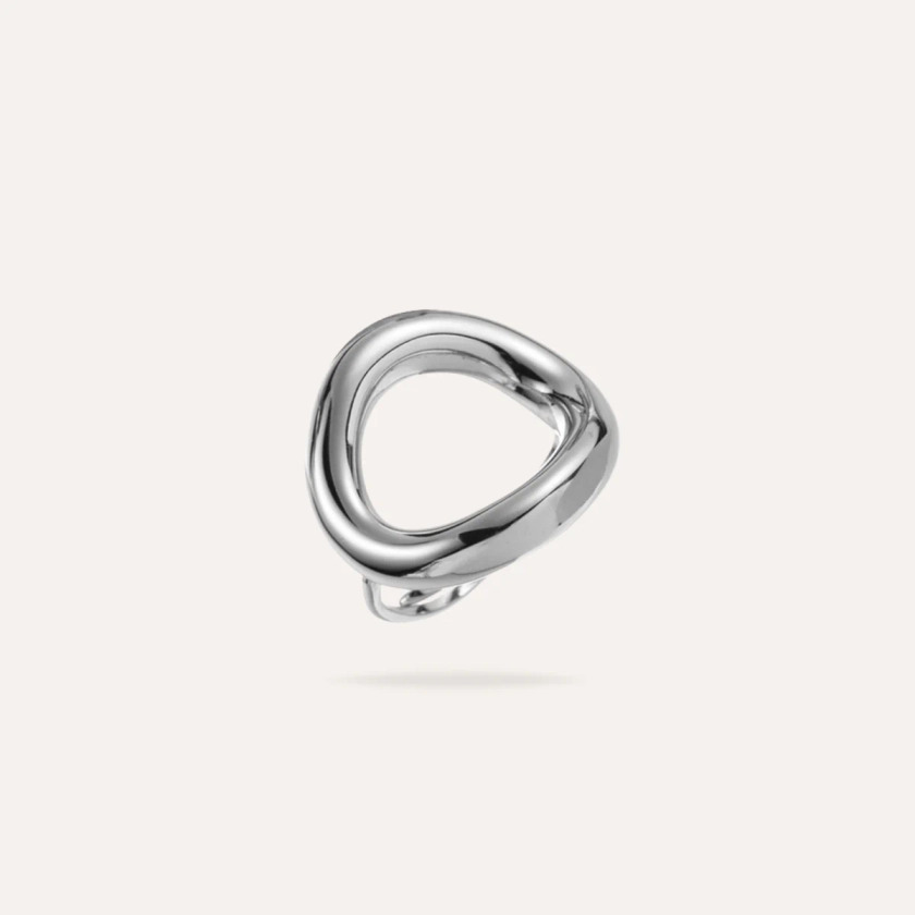 Marjorie | Bague cercle en acier inoxydable