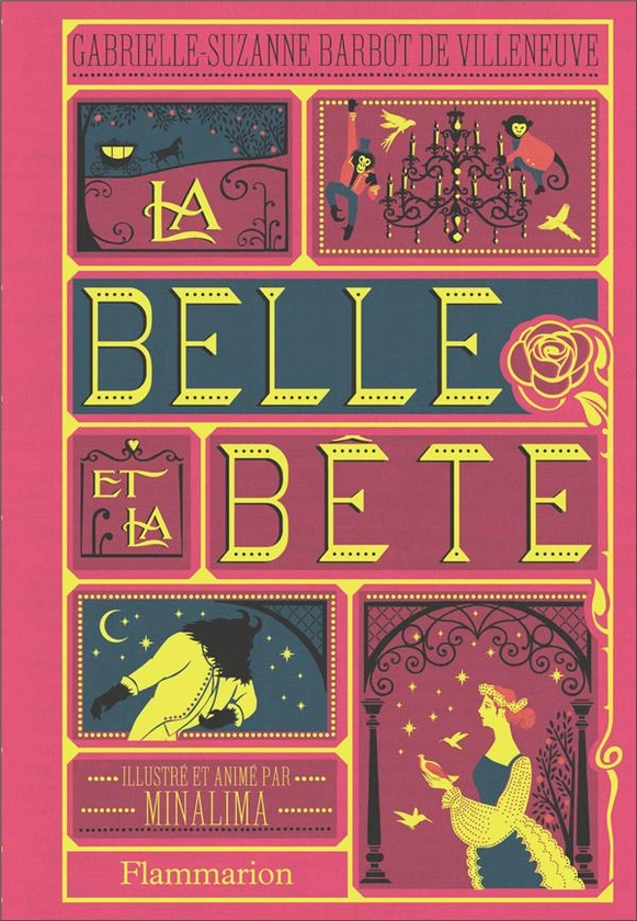 La Belle et la Bête - Illustré et animé par MinaLima- Romans pour enfants dès 9 ans - Livres pour enfants dès 9 ans | Cultura