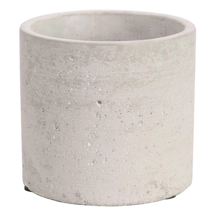 Buy Round Cement Flower Pot 11cm for GBP 3.50 | Hobbycraft UK