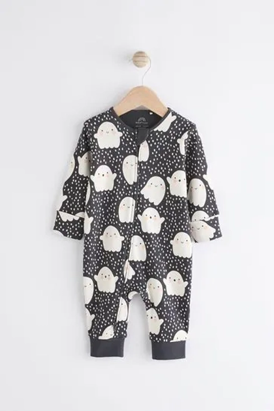 Buy Black - Halloween Two Way Zip Baby Sleepsuit (0-3yrs) from Next Germany