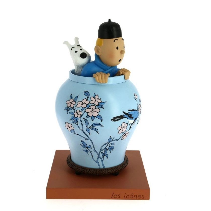 Potiche Lotus bleu | BOUTIQUE.TINTIN.COM Tintin Boutique