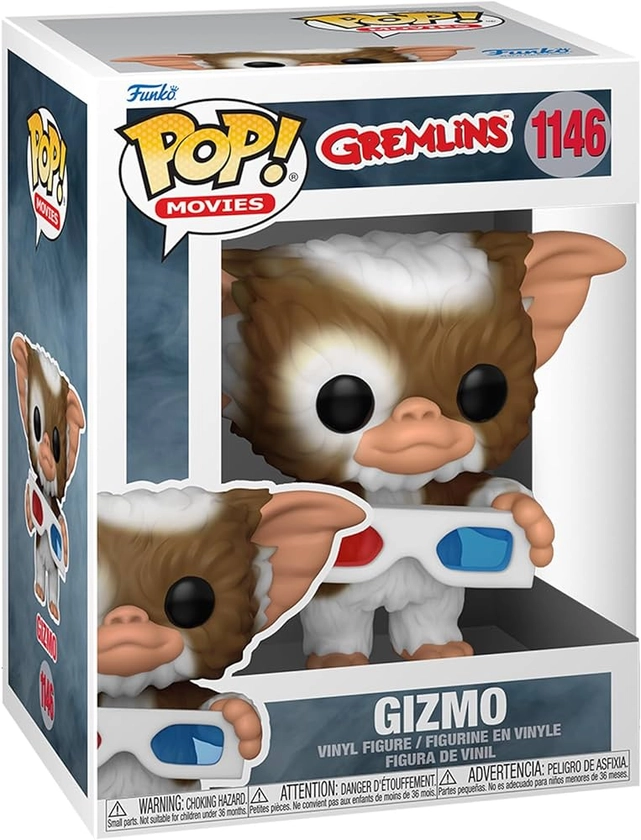 Funko Pop! Movies: Gremlins-Gizmo with 3D Glasses- Figurine en Vinyle à Collectionner - Idée de Cadeau - Produits Officiels - Jouets pour Les Enfants et Adultes - Movies Fans
