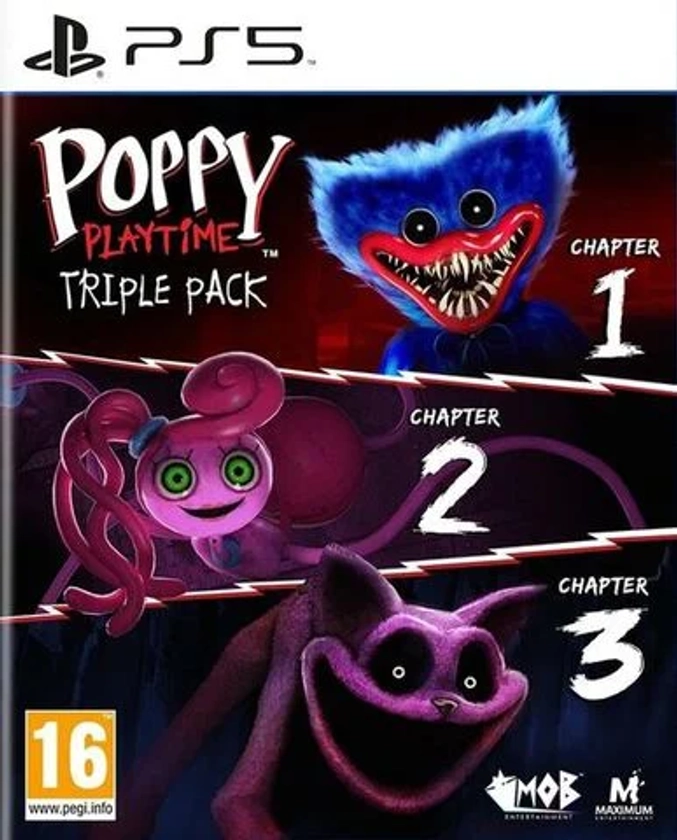 Poppy Playtime Triple Pack sur PS5, tous les jeux vidéo PS5 sont chez Micromania