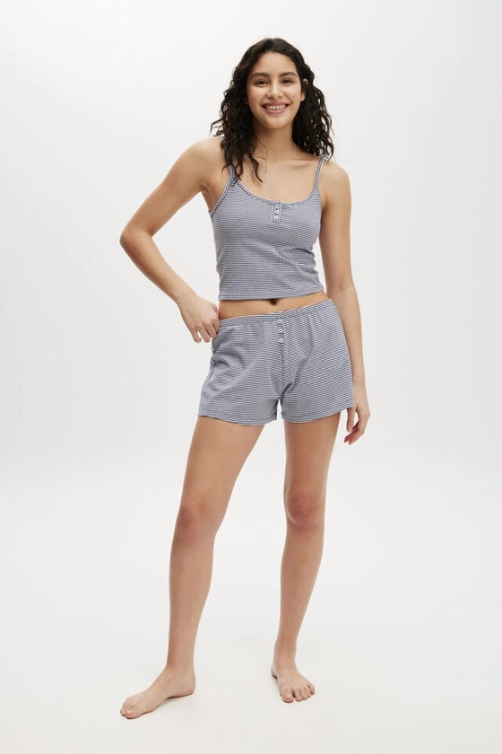Peached Jersey Short
