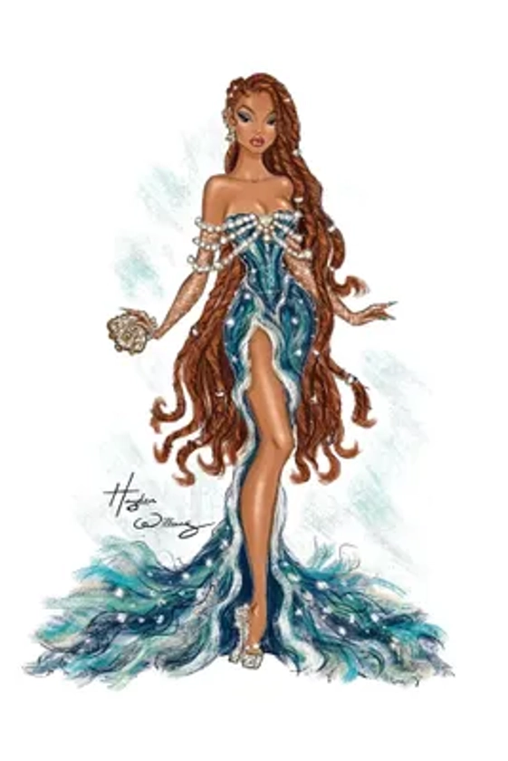 The Little Mermaid - Movie Premier - Canvas Wall Art | Hayden Williams