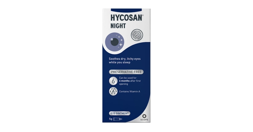 Hycosan Night Preservative Free Eye Ointment | Vision Express