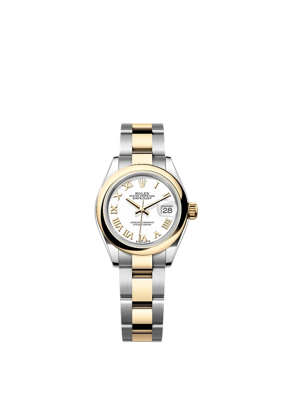 Rolex Lady-Datejust watch: Oystersteel and yellow gold - m279163-0024