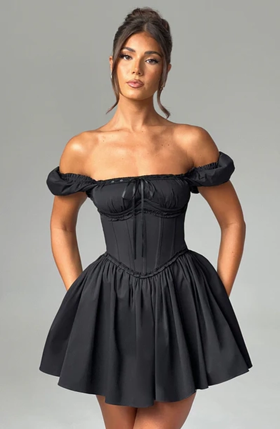 Penelope Mini Dress - Black