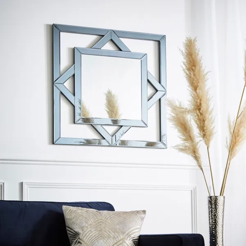 Luxe Geo Square Wall Mirror