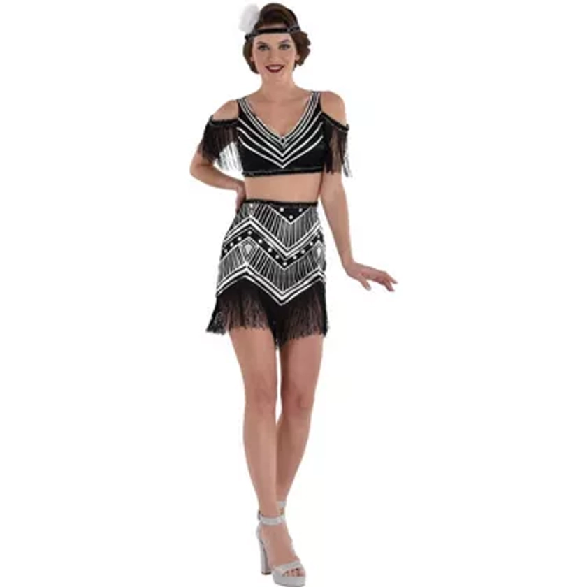 Adult Sheer Flapper Costume