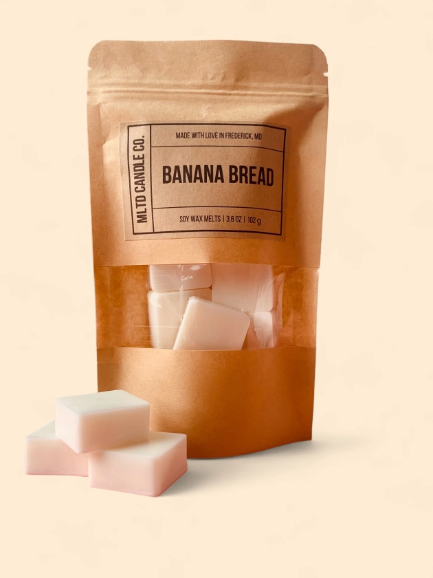 Banana Bread Soy Wax Melts