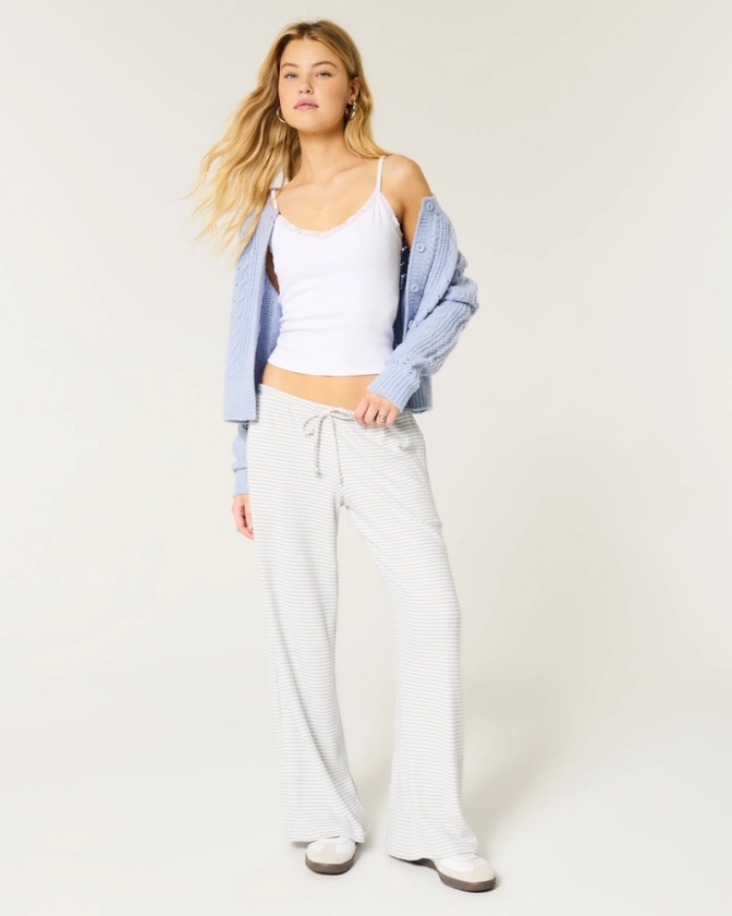 Women's Cozy Ribbed Baggy Pants | Women's | HollisterCo.com