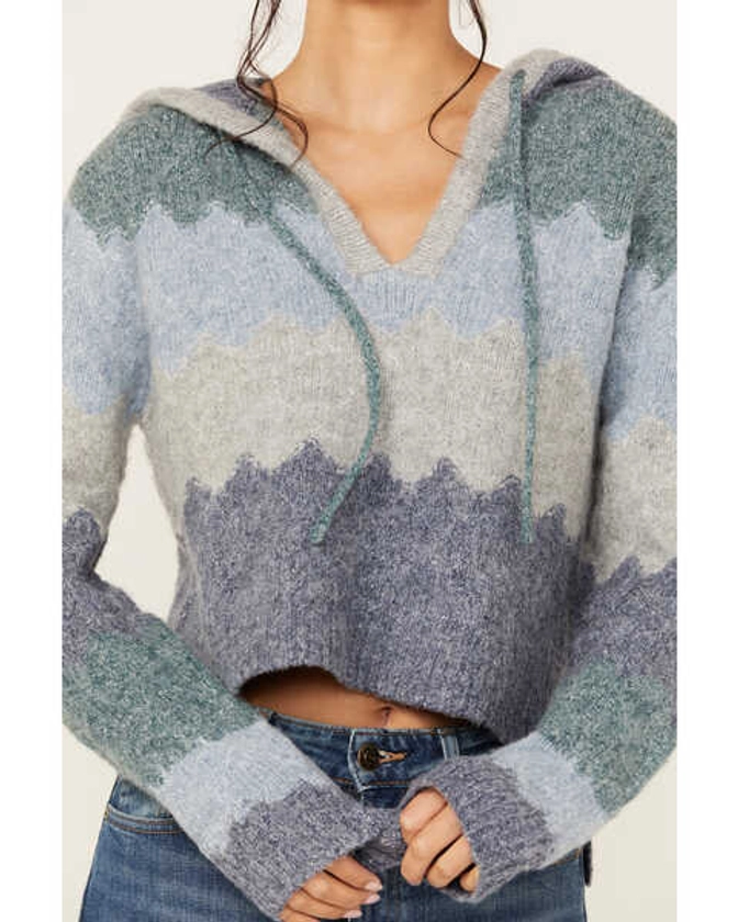 Product Name: Cleo + Wolf Women's Ombre Hooded Sweater