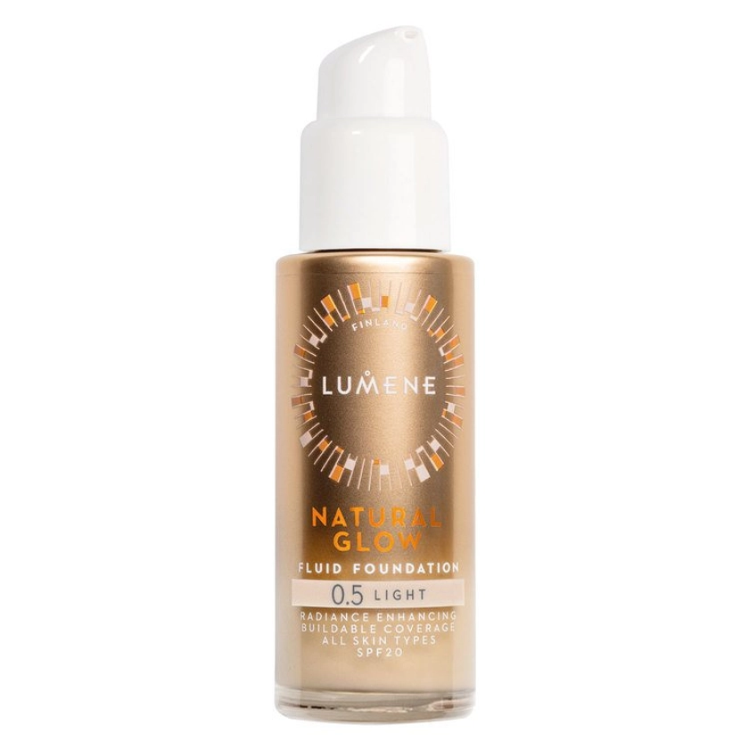 Lumene Natural Glow Fluid Foundation SPF20 30 ml - 0,5 Light | Kauneuskauppasi verkossa!