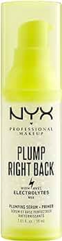 NYX Professional Makeup Primer und Serum für das Gesicht, Mit Elektrolyten, Vegane Formel, Plump Right Back, 30ml