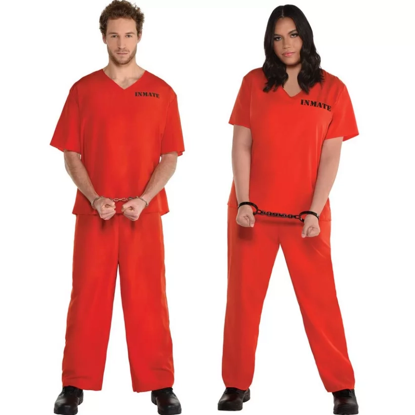 Adult Orange Prisoner Costume