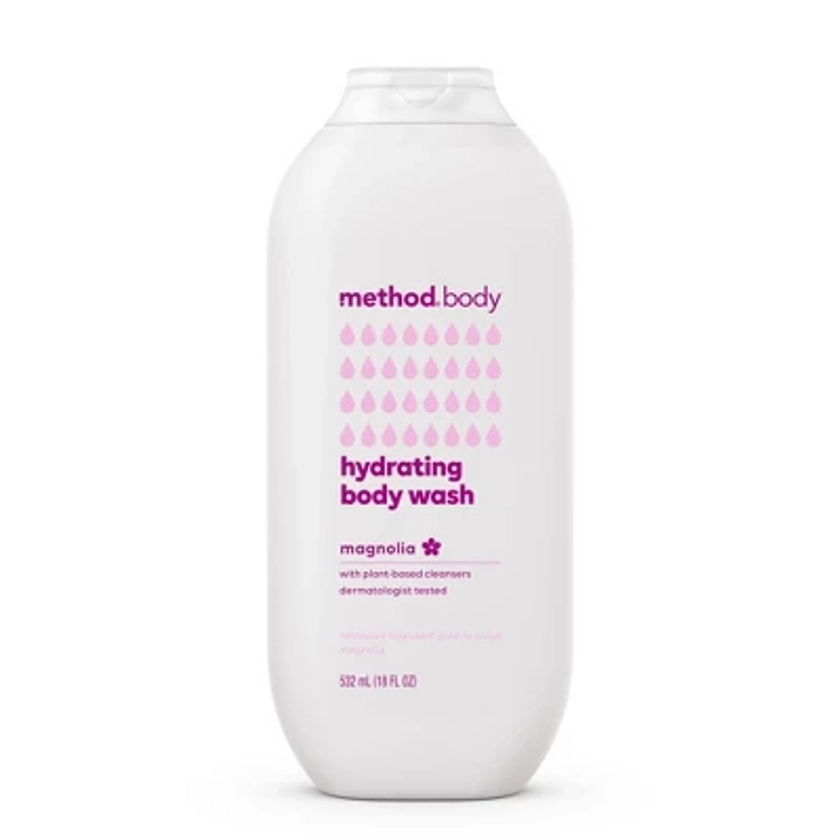 Method Stay Hydrated Body Wash - Magnolia - 18 fl oz