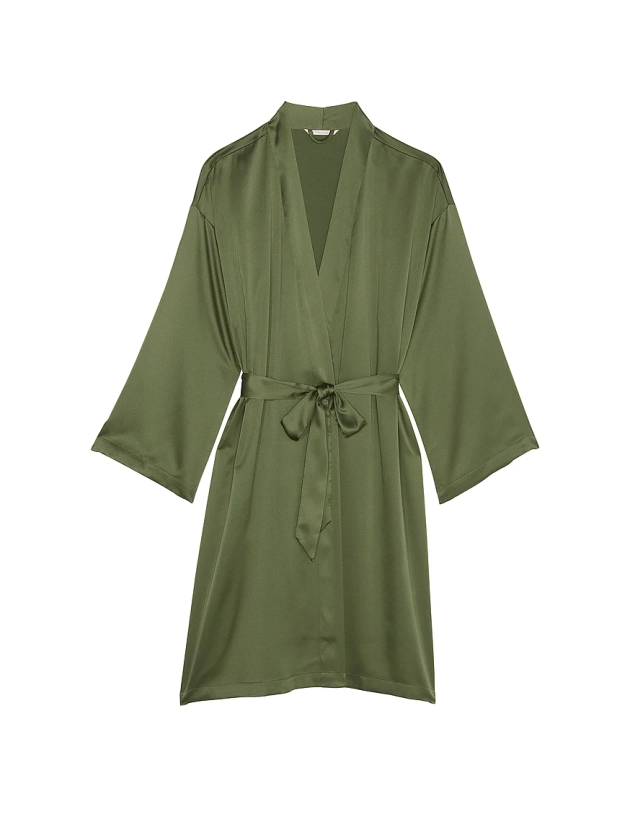 Buy Satin Midi Robe - Order Robes online 5000009893 - Victoria's Secret