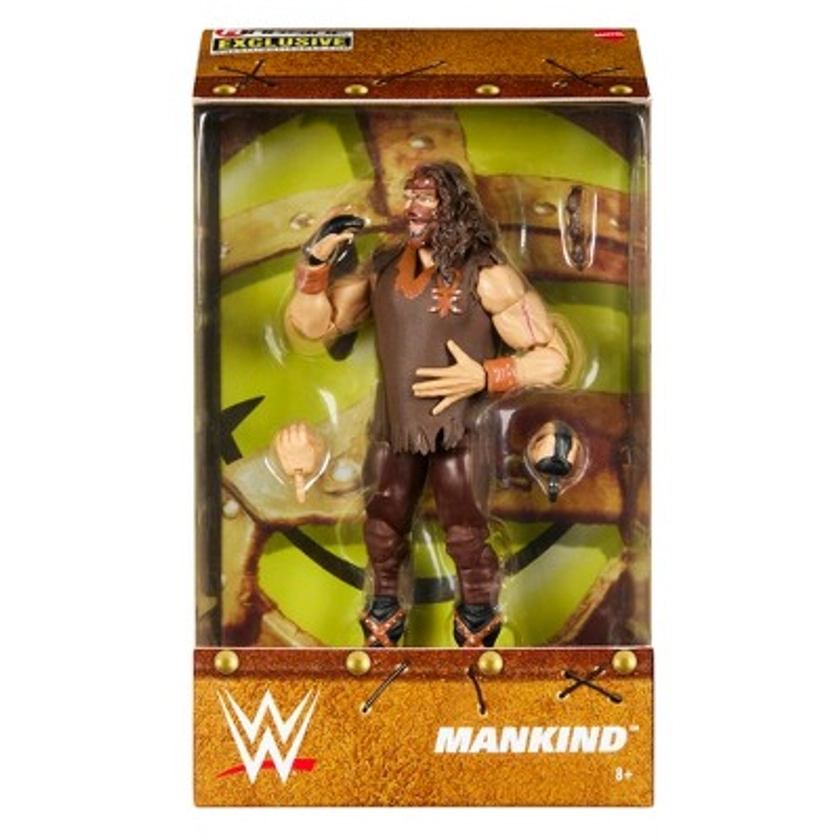WWE Elite Ringside Exclusive Brown Mankind Action Figure