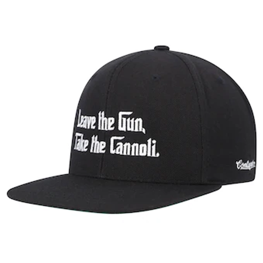 The Godfather Contenders Clothing Unisex Leave the Gun, Take the Cannoli Snapback Hat - White