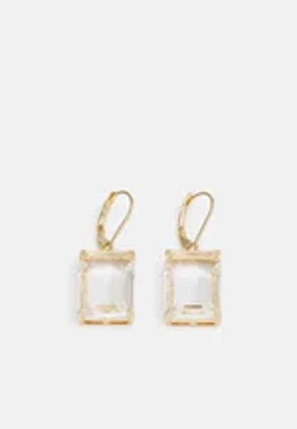 Lauren Ralph Lauren STONE DROP - Oorbellen - gold-coloured/transparent/goudkleurig - Zalando.nl