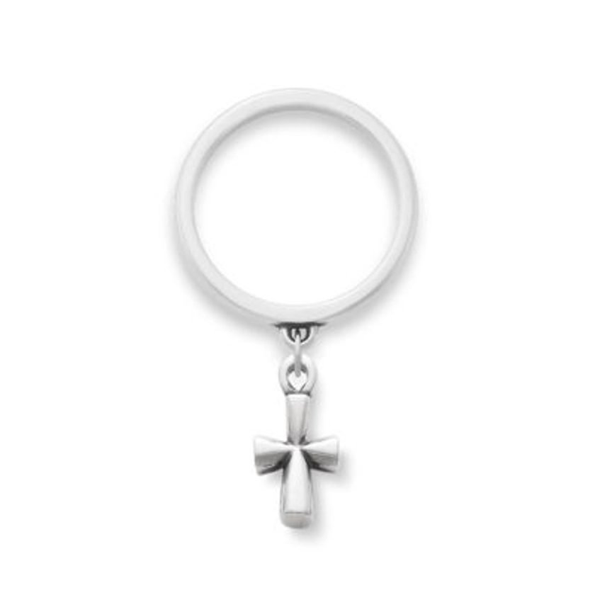 Buy St. Teresa Cross Charm Dangle Ring for USD 76.00-410.00 | James Avery