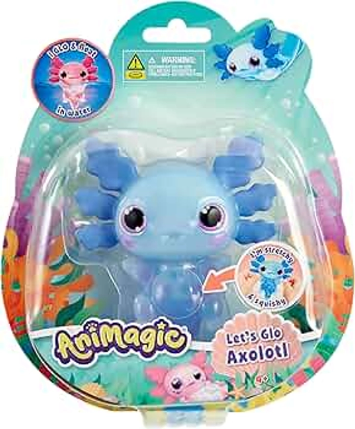 Goliath Animagic Let's Glo Axolotl Blue