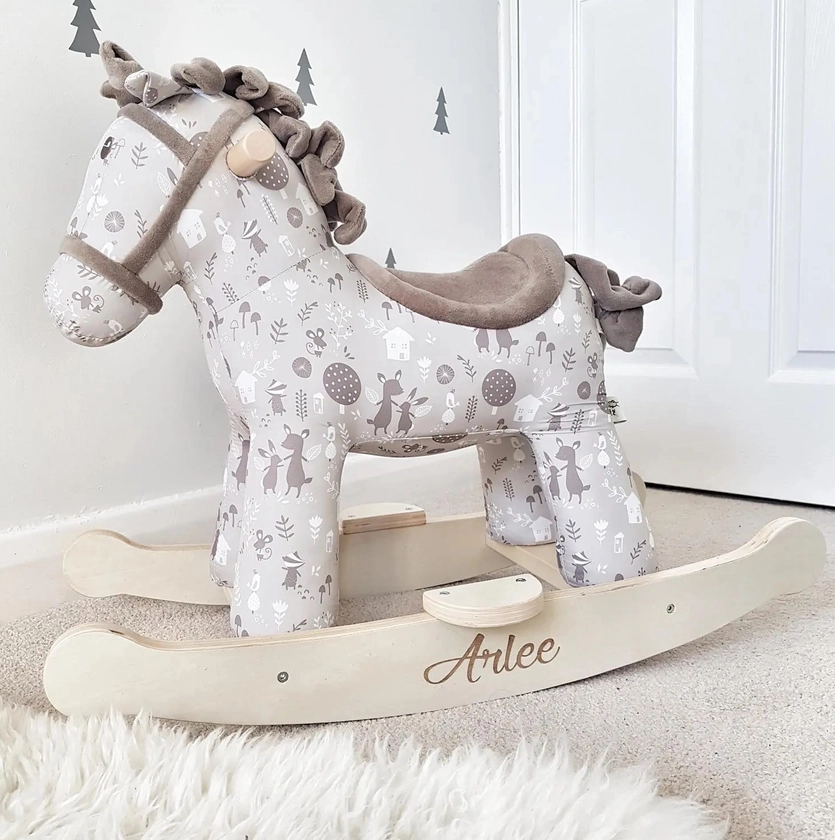 Biscuit & Skip Personalised Rocking Horse 9m+ Months