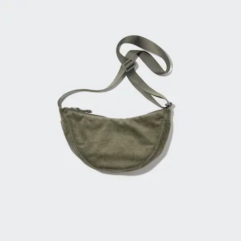 Mini-sac rond à Bandoulière en Velours Côtelé | UNIQLO