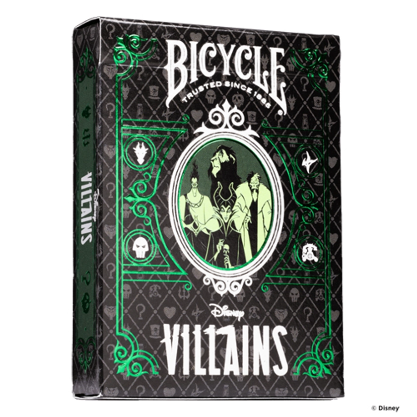 Bicycle – Disney: Green & Purple Villains Playing Cards