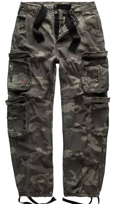 Pantalon militaire de camouflage Airborne Vintage - Black Camo | Army Shop