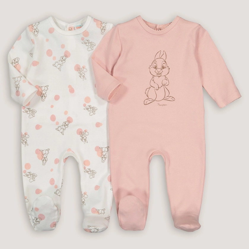 Lot de 2 pyjamas coton bio