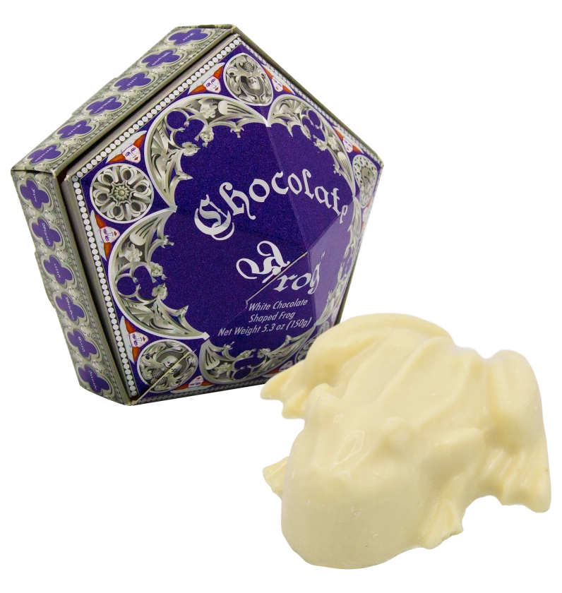 White Chocolate Frog - with authentic film packaging