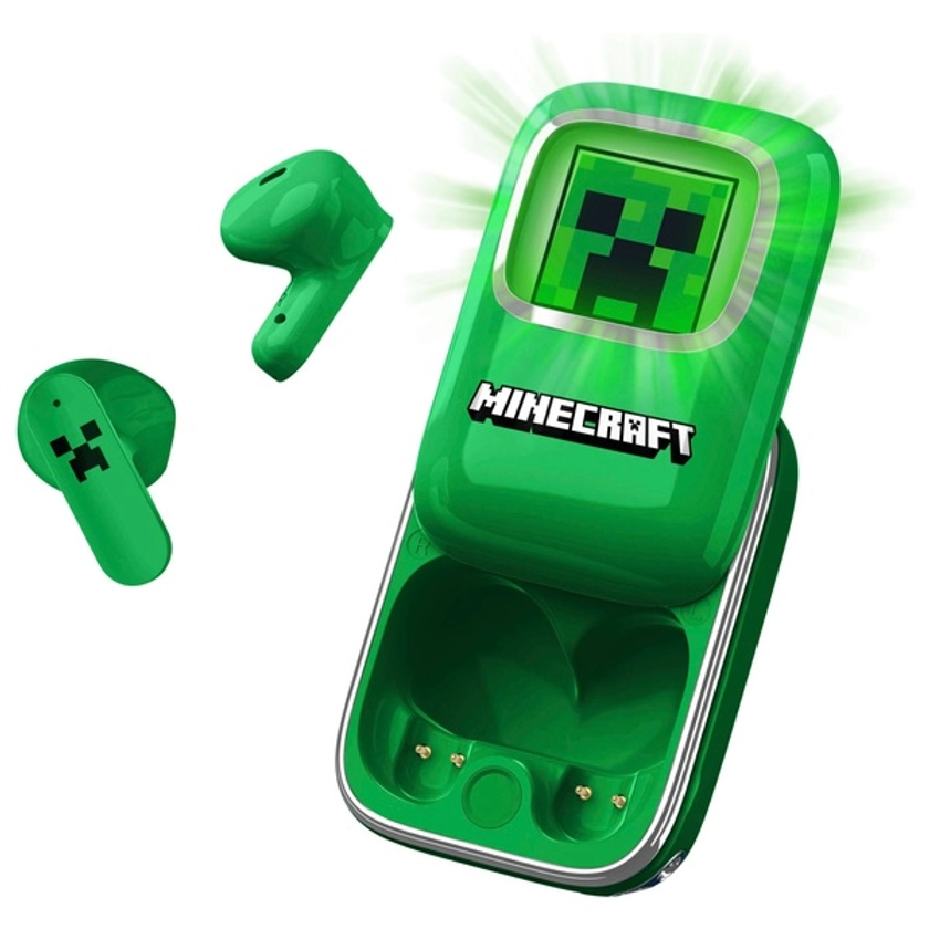 Minecraft Creeper Slide True Wireless Bluetooth Earbuds | Smyths Toys UK