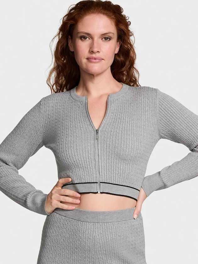 Buy Luxe Cable-Knit Cardigan - Order Sweaters online 1124931200 - Victoria's Secret 